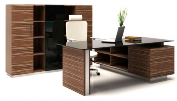 Bàn lãnh đạo mặt kính BL032