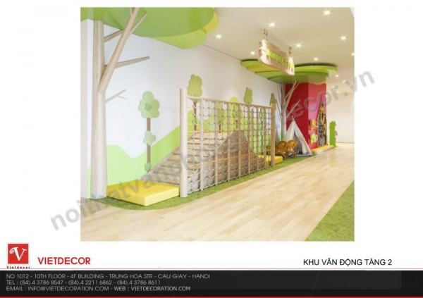 Một số điểm cần lưu ý khi thiết kế trường mầm non